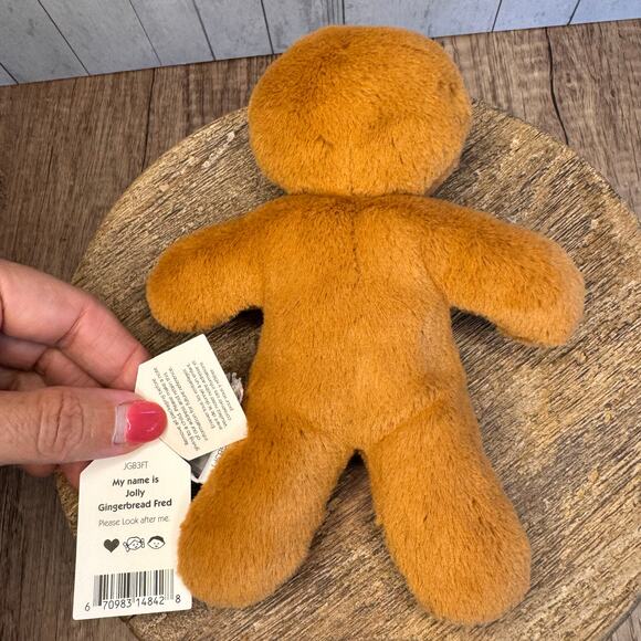 Jellycat Gingerbread Jolly Gingerbread Fred NEW! Jellycat Christmas FAST SHIP - Picture 5 of 6